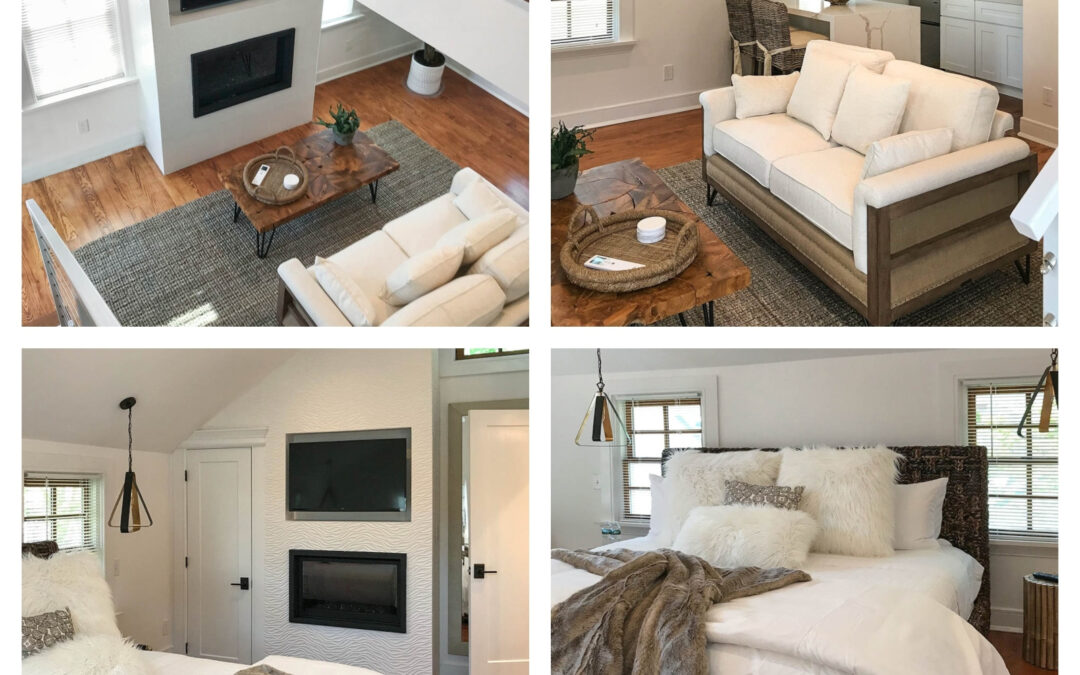 The 2-story grand and luxurious Paradise Cottage at Casablanca is one of the largest rooms in Cape May boasting approximately 600 square feet of living space!