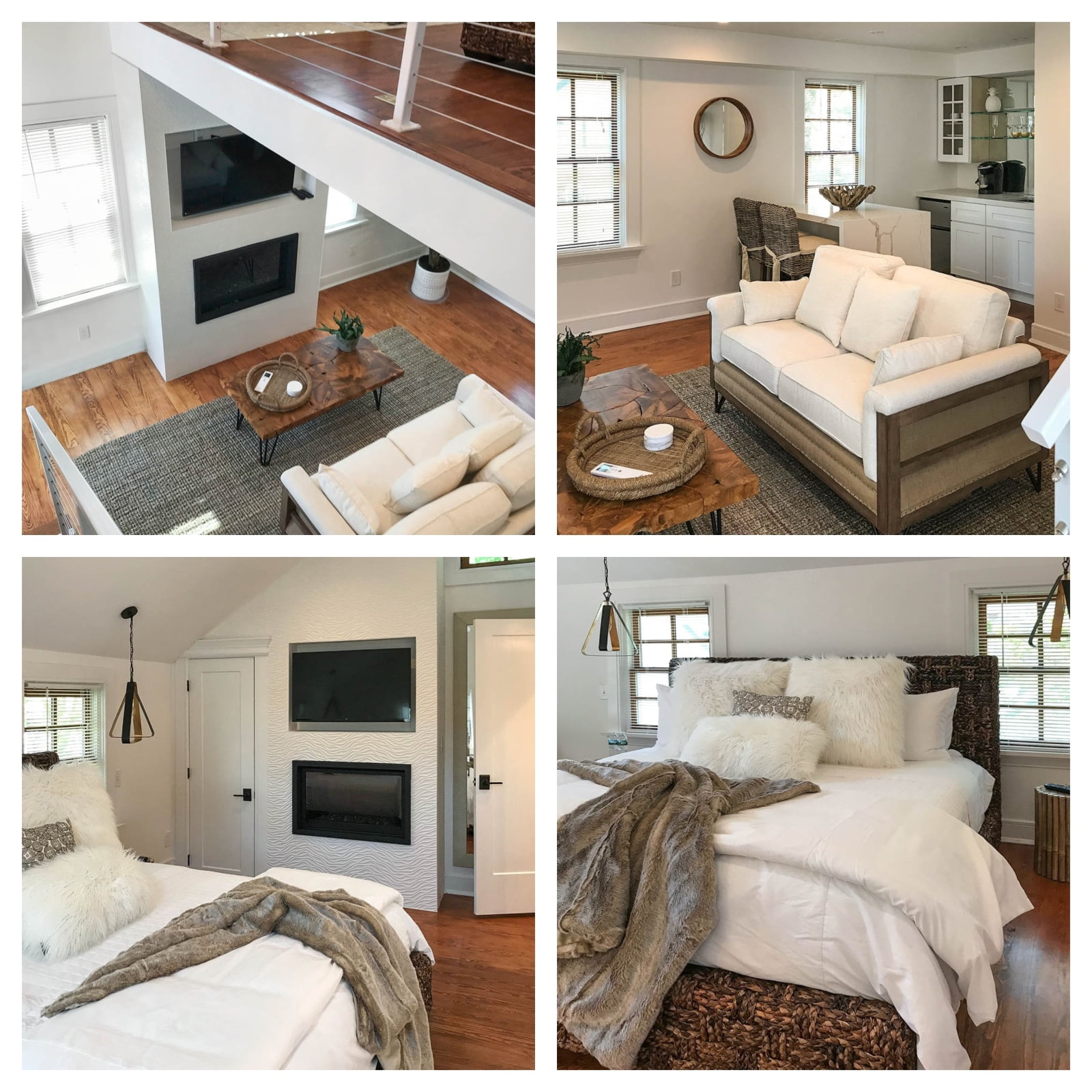 The 2 story grand and luxurious Paradise Cottage at Casablanca is one of the largest rooms in Cape May boasting approximately 600 square feet of living space