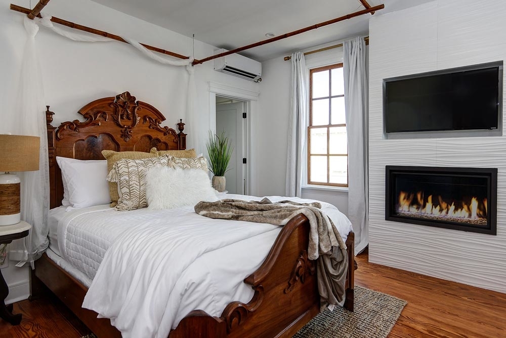 Recharge your romance and curl up in front of the fire at Casablanca Bed Breakfast