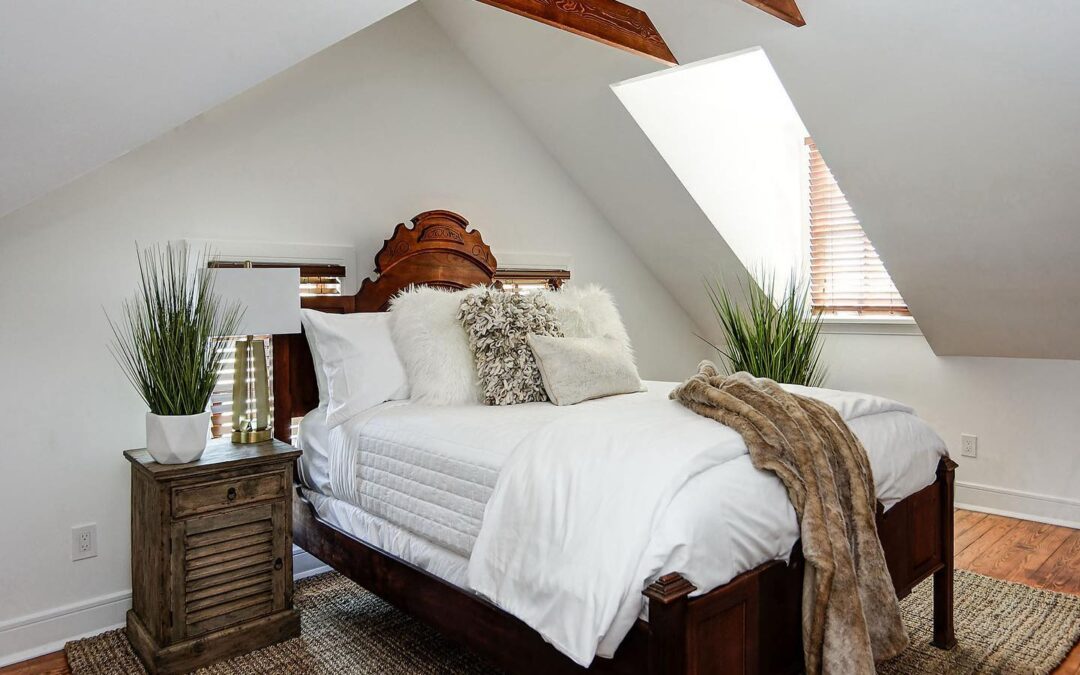 Wake up to seaside sunlight streaming in…